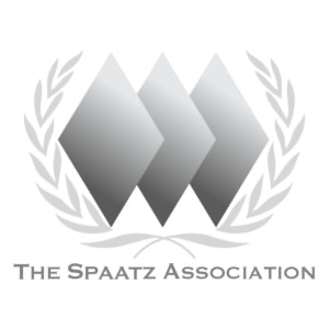 The Spaatz Association wreath-and-diamonds logo.